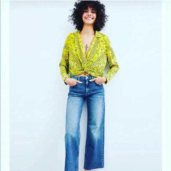 Zara bandana cropped top Sz small - Picture 1 of 5